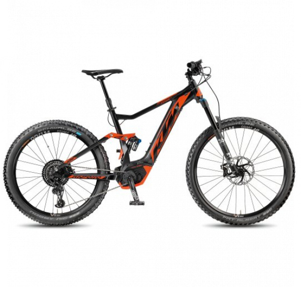 Elektrokolo KTM Macina Kapoho 271 8 PT CX5I Black Matt Toxicorange